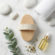 Natural Dry Body Brush – Exfoliating Skin Scrubber for Lymphatic Drainage, Cellulite & Smoother Skin